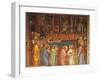 Funeral of Virgin, Scene from Life of Virgin, 1406-1408-Taddeo di Bartolo-Framed Giclee Print