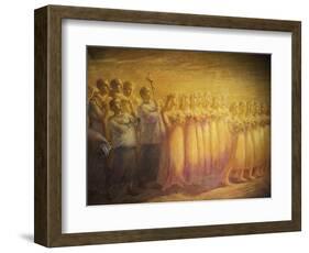 Funeral of Virgin-Gaetano Previati-Framed Giclee Print