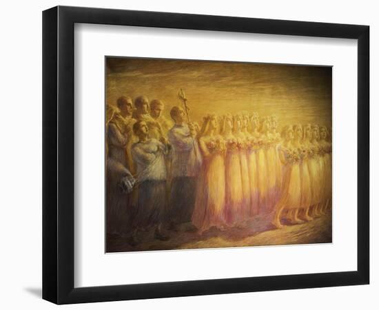Funeral of Virgin-Gaetano Previati-Framed Giclee Print