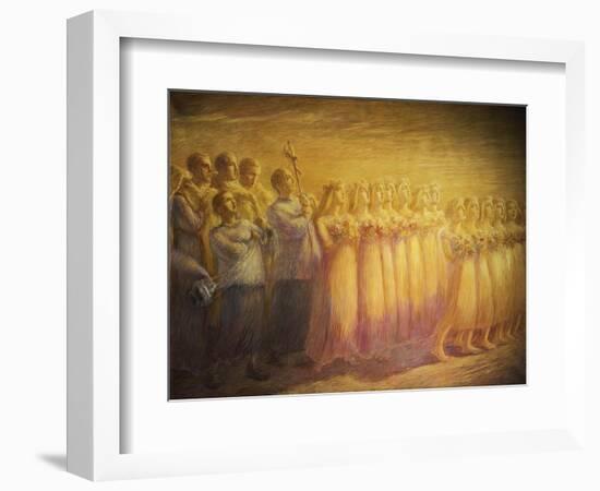 Funeral of Virgin-Gaetano Previati-Framed Giclee Print