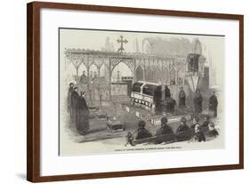 Funeral of Viscount Beresford, in Kilndown Church-null-Framed Giclee Print