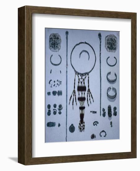 Funeral Offerings, from Asenkofen Burial Mound, Bavaria, Germany. Middle Bronze Age-null-Framed Giclee Print