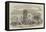 Funeral Procession of Don Carlos to the Cathedral of St Just, at Trieste-null-Framed Stretched Canvas