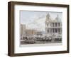 Funeral Procession of Lord Nelson Outside St Paul's Cathedral, City of London, 1806-Christopher Wren-Framed Giclee Print