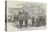 Funeral Procession of Marshal Exelmans to the Church of the Invalides, at Paris-null-Stretched Canvas