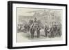 Funeral Procession of Marshal Exelmans to the Church of the Invalides, at Paris-null-Framed Giclee Print