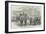 Funeral Procession of Marshal Exelmans to the Church of the Invalides, at Paris-null-Framed Giclee Print