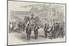 Funeral Procession of Marshal Exelmans to the Church of the Invalides, at Paris-null-Mounted Giclee Print