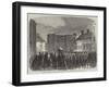 Funeral Procession of the Duke of Northumberland Passing Through Bondgate, Alnwick-null-Framed Giclee Print