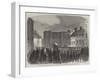 Funeral Procession of the Duke of Northumberland Passing Through Bondgate, Alnwick-null-Framed Giclee Print