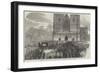 Funeral Procession of the Late Marquis of Anglesey at Lichfield Cathedral-null-Framed Giclee Print