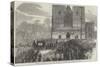 Funeral Procession of the Late Marquis of Anglesey at Lichfield Cathedral-null-Stretched Canvas