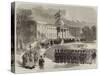 Funeral Procession of the Prince Royal of Belgium Leaving the Palace of Laeken-null-Stretched Canvas