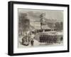 Funeral Procession of the Prince Royal of Belgium Leaving the Palace of Laeken-null-Framed Giclee Print