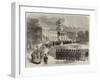 Funeral Procession of the Prince Royal of Belgium Leaving the Palace of Laeken-null-Framed Giclee Print