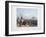 Funeral Scaffold of a Sioux Chief Near Fort Pierre-Karl Bodmer-Framed Giclee Print