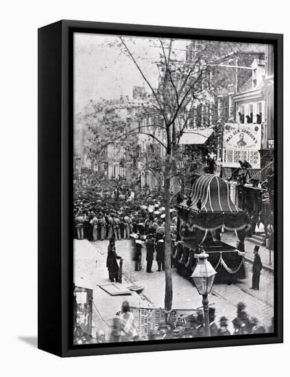 Funeral Scene for Abraham Lincoln-null-Framed Stretched Canvas