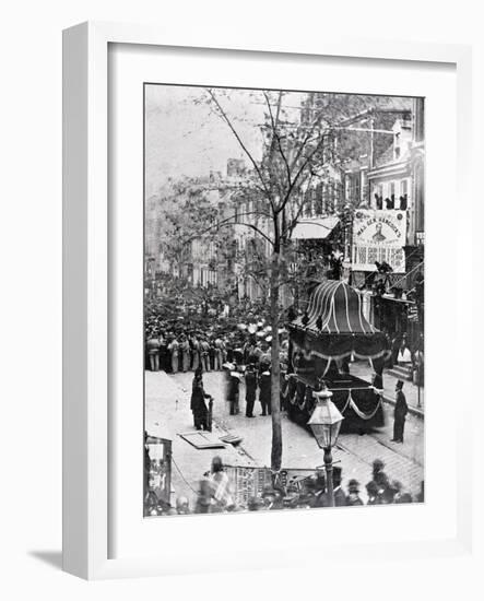 Funeral Scene for Abraham Lincoln-null-Framed Photographic Print