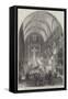 Funeral Service in Honour of Marshal Soult, in the Church of the Invalides, at Paris-null-Framed Stretched Canvas
