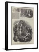 Funeral Services of the Duke and Duchess De Praslin-null-Framed Giclee Print