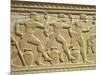 Funeral Stone Depicting Athletes Racing Relief from Sicily, Italy-null-Mounted Giclee Print