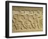 Funeral Stone Depicting Athletes Racing Relief from Sicily, Italy-null-Framed Giclee Print