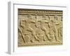 Funeral Stone Depicting Athletes Racing Relief from Sicily, Italy-null-Framed Giclee Print