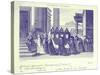 Funeral Ticket by William Hogarth-William Hogarth-Stretched Canvas