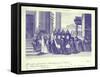 Funeral Ticket by William Hogarth-William Hogarth-Framed Stretched Canvas