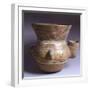 Funeral Urn Miniature Originating from the Mayor Temple in Tenochtitlan-null-Framed Giclee Print