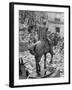 Funeral Wreaths for Evita Peron Cover Street Beneath Statue of Julio Argentino Roca-Alfred Eisenstaedt-Framed Photographic Print