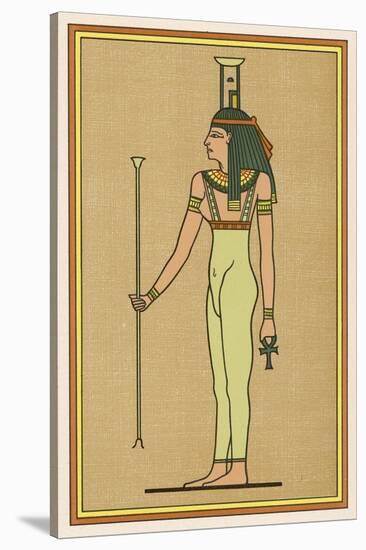 Funerary Deity She Mourns the Pharaoh When He Dies and Escorts Him into the Underworld-E.a. Wallis Budge-Stretched Canvas