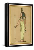 Funerary Deity She Mourns the Pharaoh When He Dies and Escorts Him into the Underworld-E.a. Wallis Budge-Framed Stretched Canvas