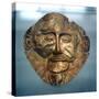 Funerary Mask of Agamemnon, Legendary King of Mycenae, C1600-C1500 BC-null-Stretched Canvas