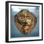 Funerary Mask of Agamemnon, Legendary King of Mycenae, C1600-C1500 BC-null-Framed Photographic Print