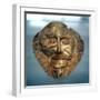 Funerary Mask of Agamemnon, Legendary King of Mycenae, C1600-C1500 BC-null-Framed Photographic Print