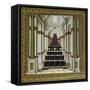 Funerary Monument in Church-null-Framed Stretched Canvas