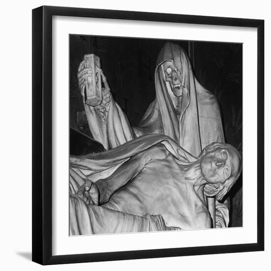 Funerary Monument, Notre Dame, Paris-Simon Marsden-Framed Giclee Print