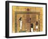 Funerary Papyrus, Ancient Egyptian, 18th Dynasty, 1550-1293 BC-null-Framed Giclee Print