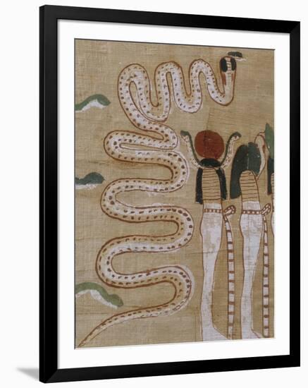 Funerary Papyrus from 18th Dynasty-null-Framed Premium Giclee Print