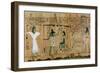 Funerary Papyrus of Djedkhonsouefankh of the Judgement of the Deceased, Third Intermediate Period-null-Framed Giclee Print