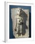 Funerary Relief Depicting a Girl with a Dove, from the Valley of the Tombs, Syria-null-Framed Giclee Print