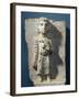 Funerary Relief Depicting a Girl with a Dove, from the Valley of the Tombs, Syria-null-Framed Giclee Print