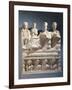 Funerary Relief Representing a Family, from the Valley of the Tombs, Syria-null-Framed Giclee Print