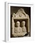 Funerary Stele Called Matrons of Lyon, Gallo-Roman Civilization, 3rd Century-null-Framed Giclee Print