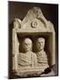 Funerary Stele Called Matrons of Lyon, Gallo-Roman Civilization, 3rd Century-null-Mounted Giclee Print