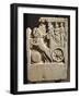 Funerary Stele of Ostiala Gallenia Portrayed on a Chariot Descending into the Underworld-null-Framed Giclee Print