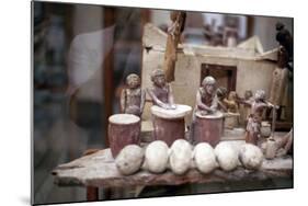 Funerary Tomb Model of a Bakery, Ancient Egyptian-null-Mounted Photographic Print