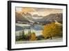 Funes Valley, Trentino Alto Adige, Italy. Dolomites Alps in Autumn-Francesco Riccardo Iacomino-Framed Photographic Print