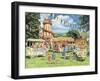 Funfair on the Green-Trevor Mitchell-Framed Giclee Print